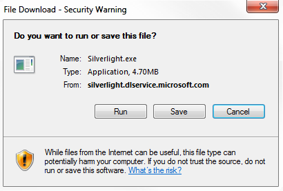 Install Microsoft Silverlight