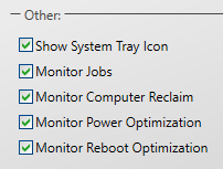 Enabling the Monitor Reclaim checkbox on the General tab under Other