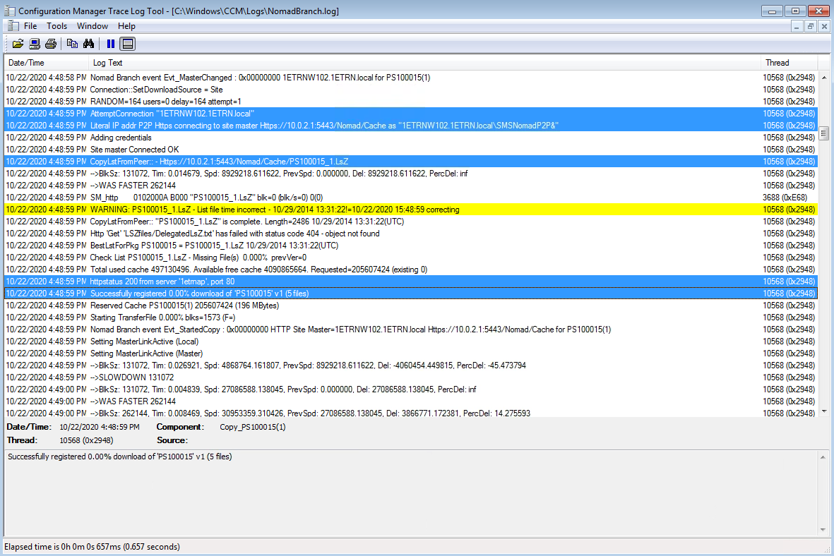 Content on an adjacent subnet