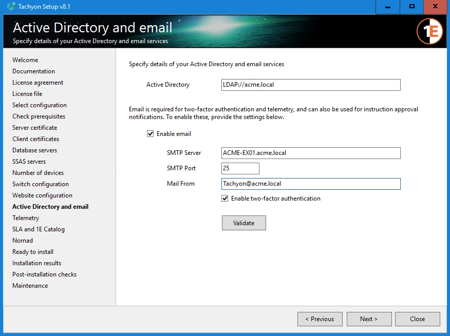 Active Directory and email