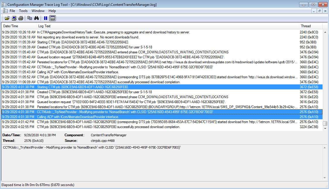 ContentTransferManager log