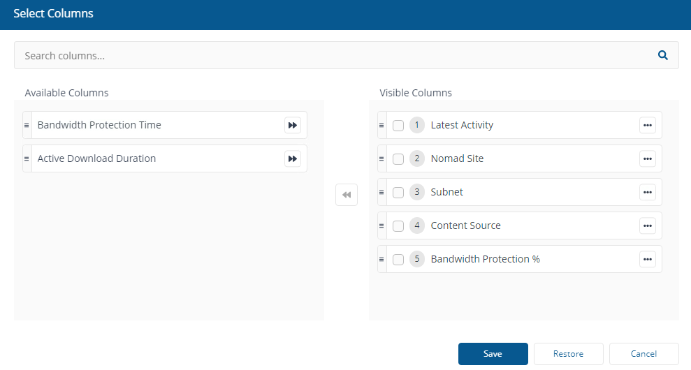 Select Columns