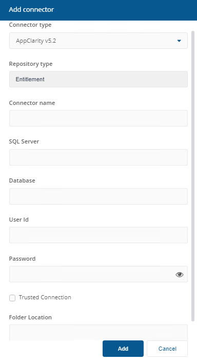 AppClarity v5.2 connector