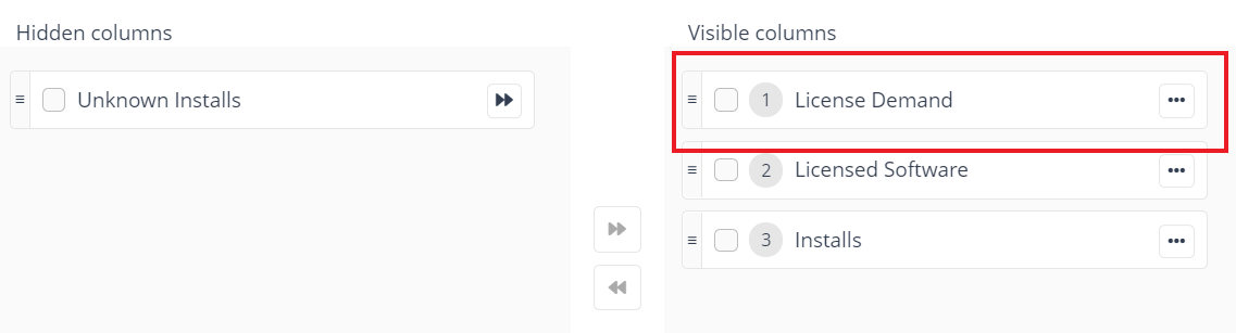 Change column order